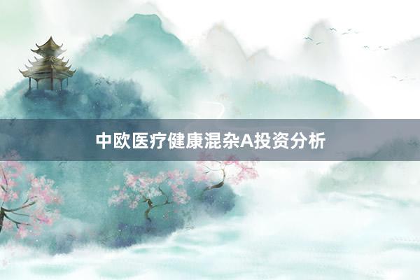 中欧医疗健康混杂A投资分析